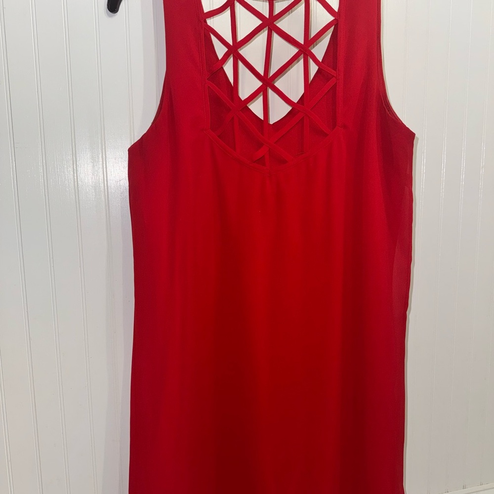 A. Byer Vibrant Red Dress